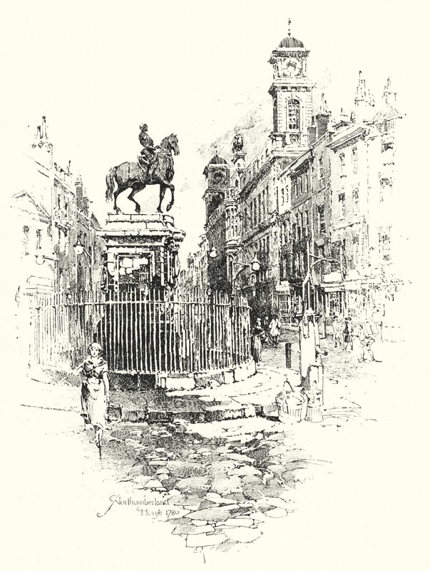 Northumberland House av Herbert (after) Railton