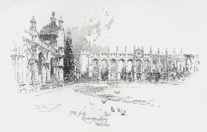 Quadrangle och bibliotek, All Souls