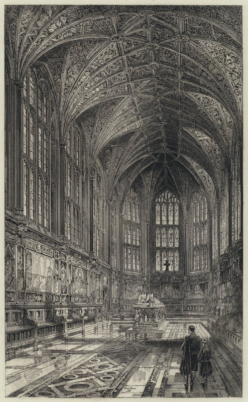 Memorial Chapel (gravyr) av Herbert (after) Railton