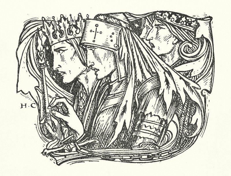La Belle Dame Sans Merci (gravyr) av Herbert Cole