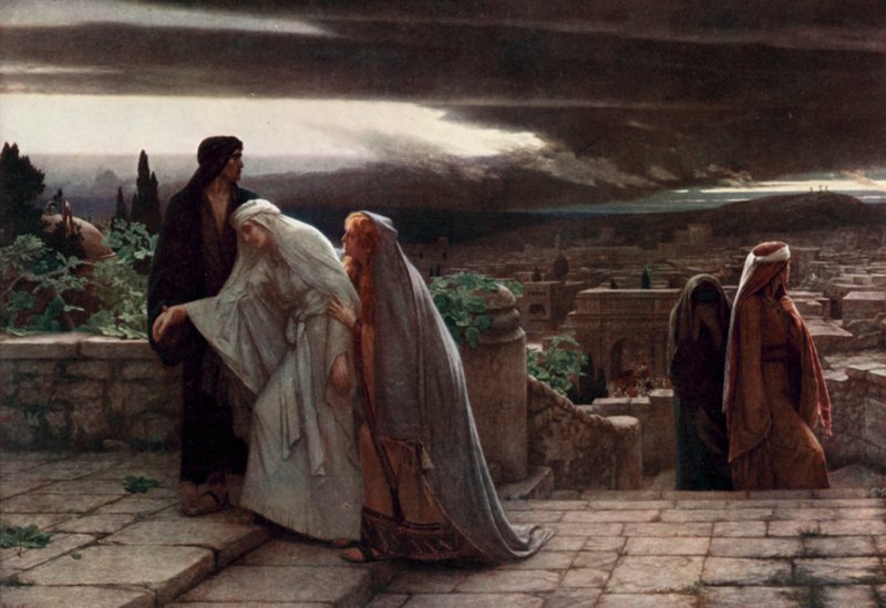 Återkomsten från Golgata av Herbert Gustave Schmalz