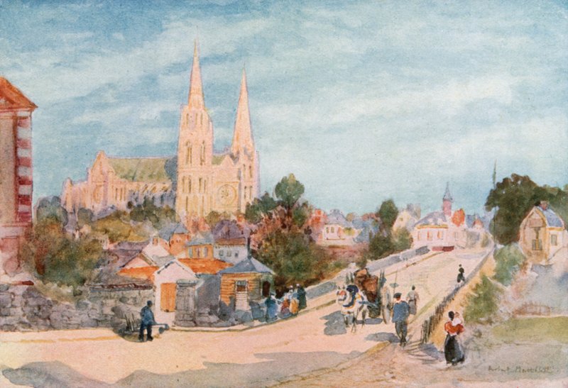 Chartres från norr av Herbert Menzies Marshall