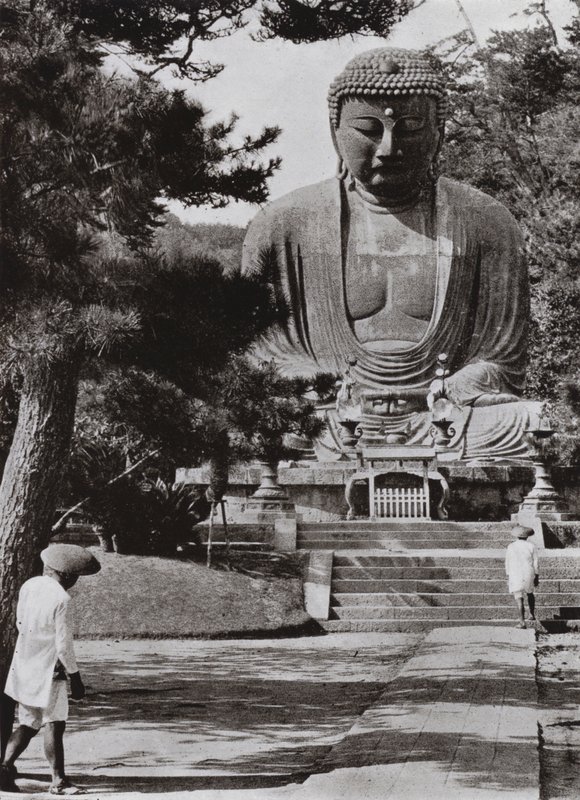 Amida, Buddha (s/v foto) av Herbert Ponting