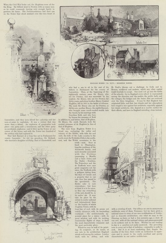Hoghton Tower av Herbert Railton