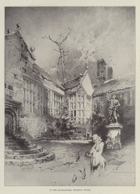I fyrkanten, Hoghton Tower av Herbert Railton