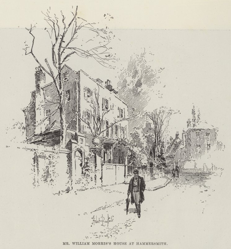 Mr William Morris hus i Hammersmith av Herbert Railton