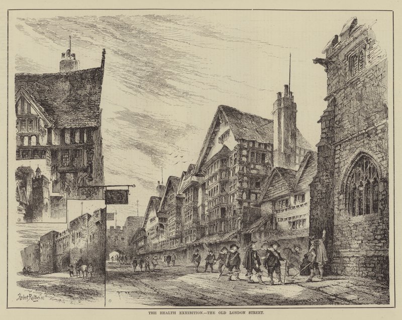 Hälsoutställningen, Old London Street av Herbert Railton