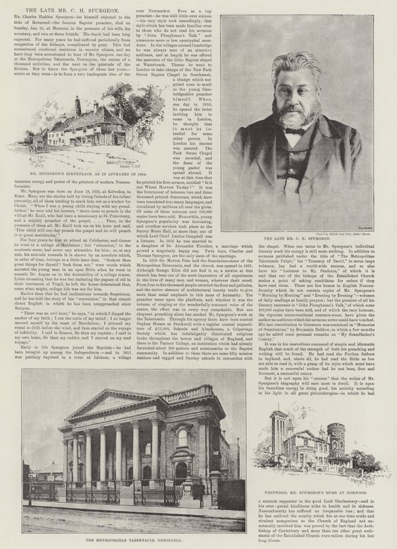 Den avlidne C H Spurgeon av Herbert Railton