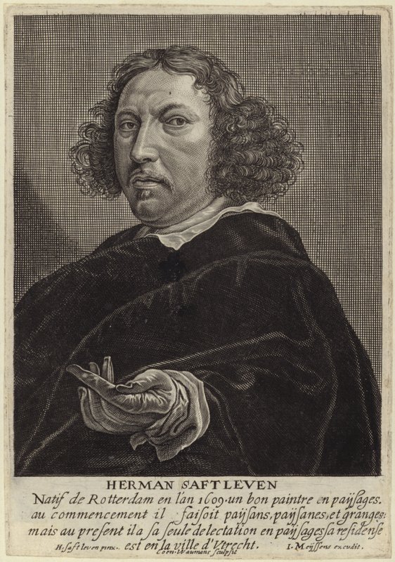 Porträtt av Herman Saftleven den yngre av Herman the Younger Saftleven