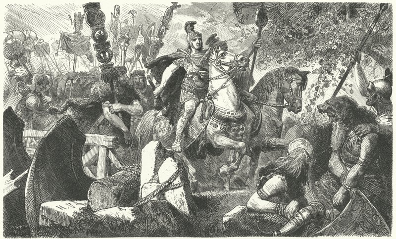 Romarna i Germanien av Hermann Vogel