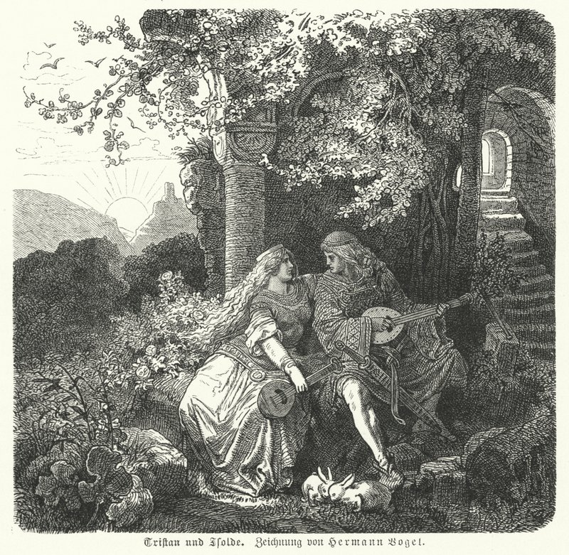 Tristan och Isolde av Hermann Vogel