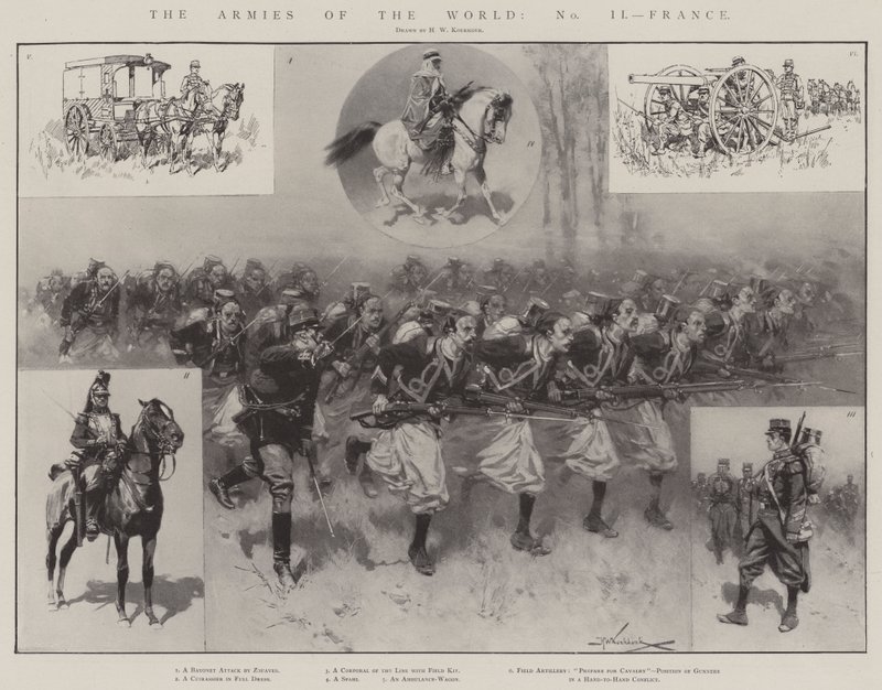 Världens arméer, Frankrike av Hermanus Willem Koekkoek