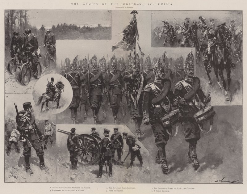 Världens arméer, Ryssland av Hermanus Willem Koekkoek