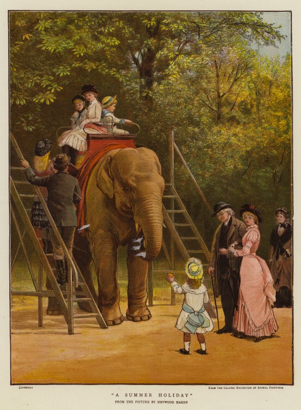En sommarlov (chromolitho) av Heywood (after) Hardy