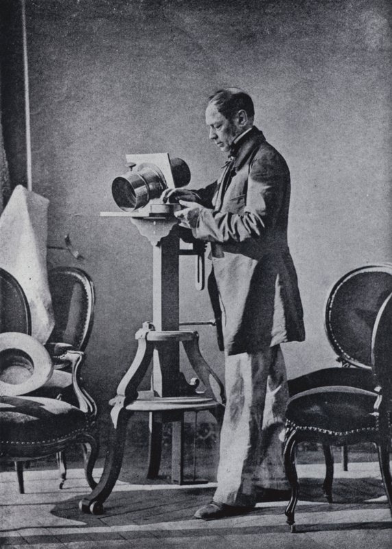 Porträtt av Hippolyte Bayard, taget av honom själv (s/v foto) av Hippolyte Bayard
