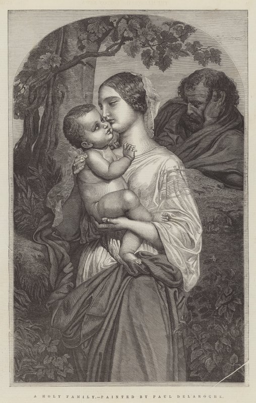 En helig familj av Hippolyte Delaroche