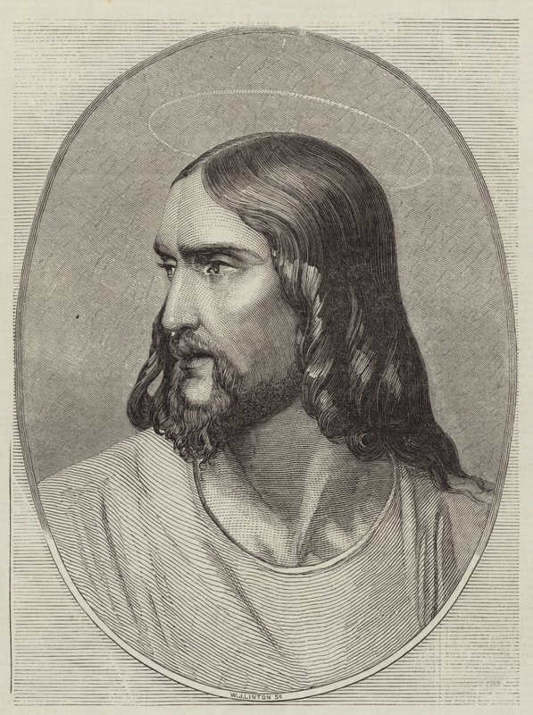Frälsarens huvud av Hippolyte Delaroche