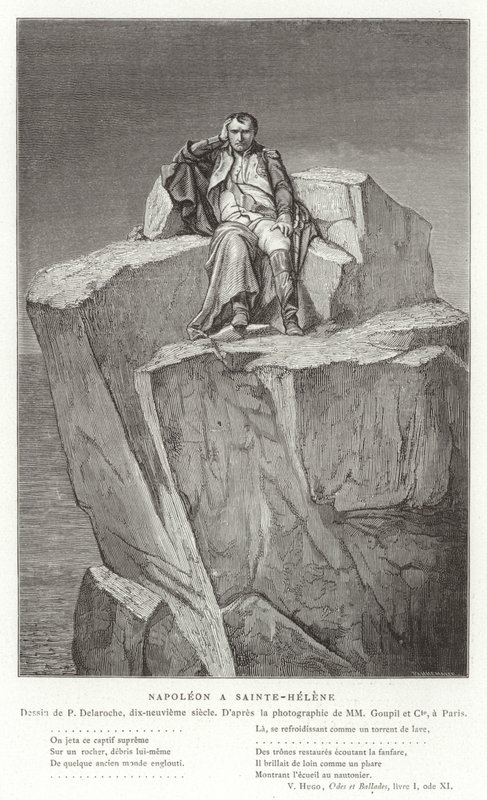 Napoleon på St Helena av Hippolyte Delaroche
