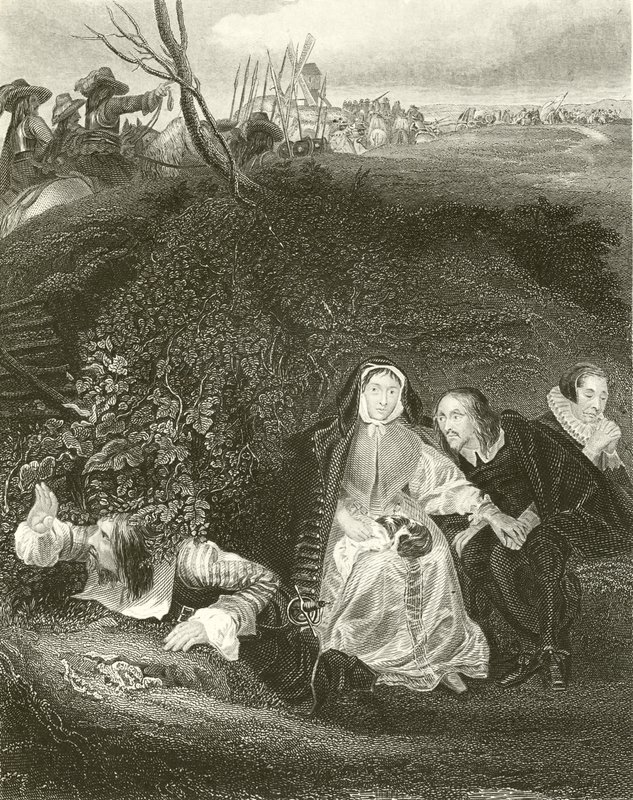 Drottning Henrietta av Hippolyte Delaroche