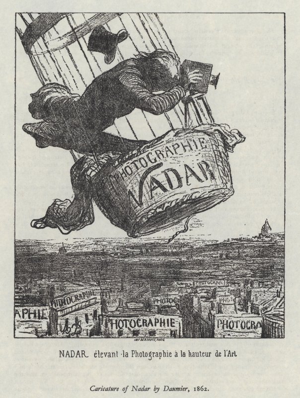 Nadar lyfter fotografiet till konstnivån av Honore (after) Daumier
