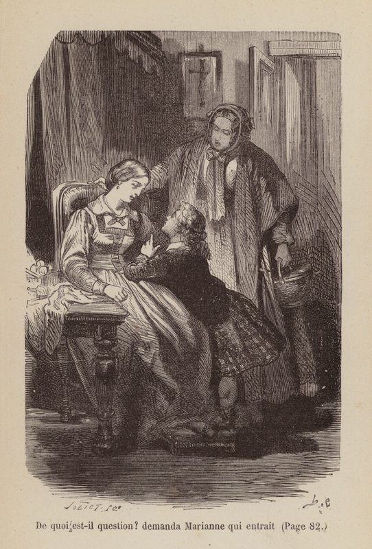 Illustration till Un Bon Petit Diable (gravyr) av Horace (after) Castelli