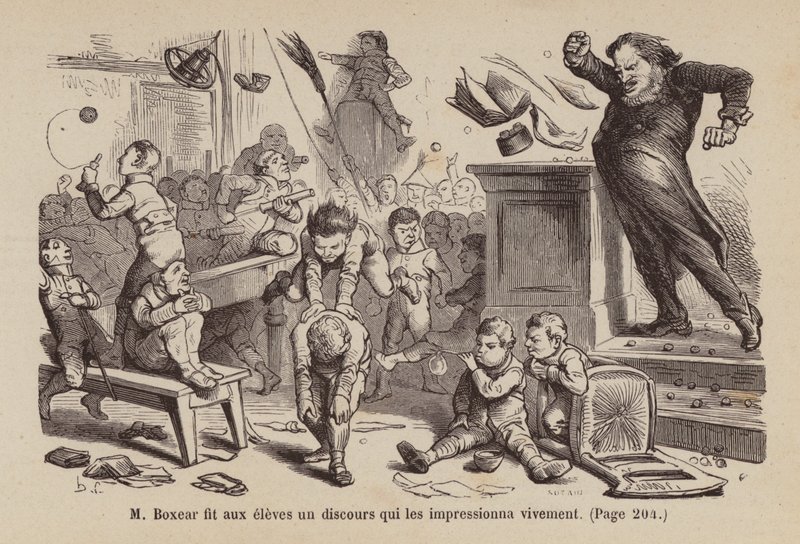 Illustration till Un Bon Petit Diable (gravyr) av Horace (after) Castelli
