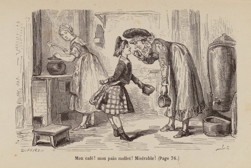 Illustration till Un Bon Petit Diable (gravyr) av Horace (after) Castelli