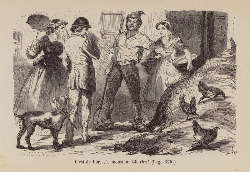 Illustration till Un Bon Petit Diable (gravyr) av Horace (after) Castelli