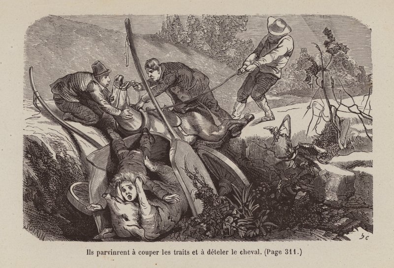 Illustration till Un Bon Petit Diable (gravyr) av Horace (after) Castelli