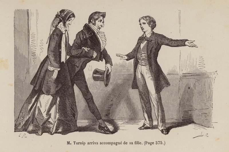 Illustration till Un Bon Petit Diable (gravyr) av Horace (after) Castelli