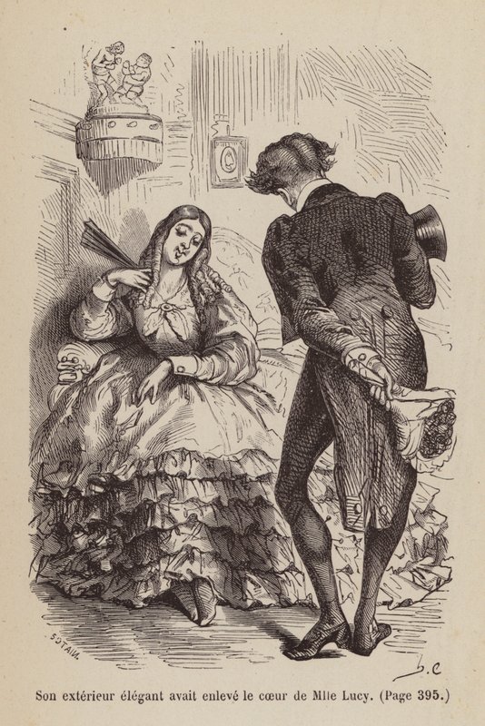 Illustration till Un Bon Petit Diable (gravyr) av Horace (after) Castelli