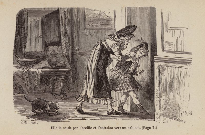 Illustration till Un Bon Petit Diable (gravyr) av Horace (after) Castelli