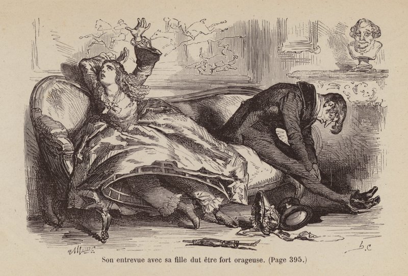 Illustration till Un Bon Petit Diable (gravyr) av Horace (after) Castelli