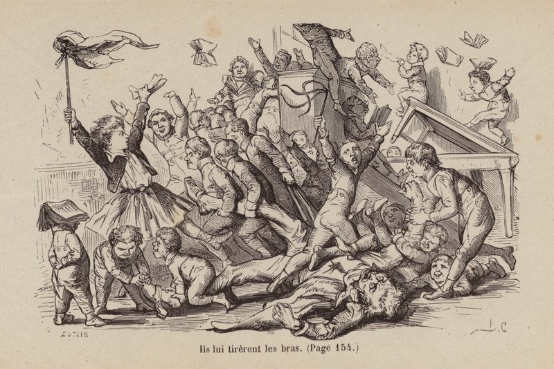 Illustration till Un Bon Petit Diable (gravyr) av Horace (after) Castelli