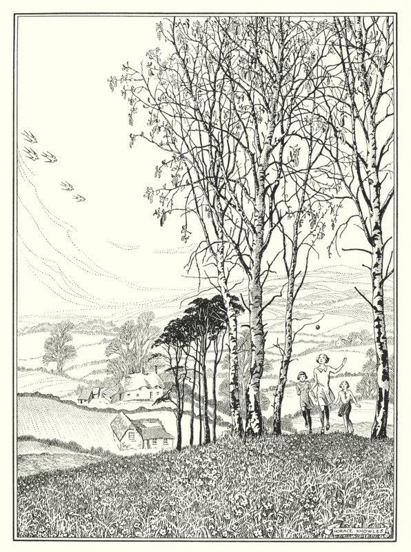 April (litografi) av Horace J. Knowles