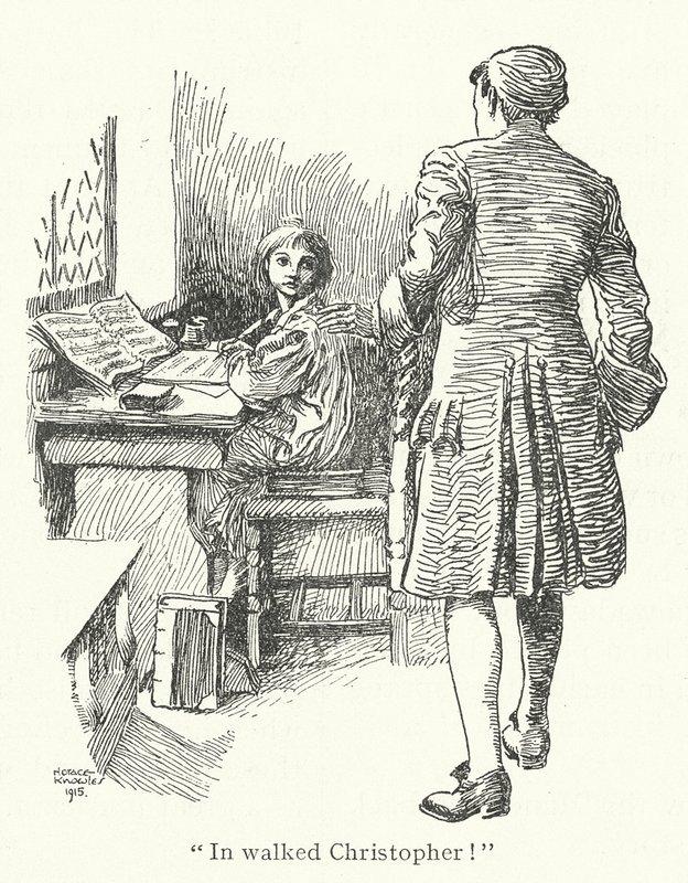 I promenad Johann Christoph Bach (litografi) av Horace J. Knowles