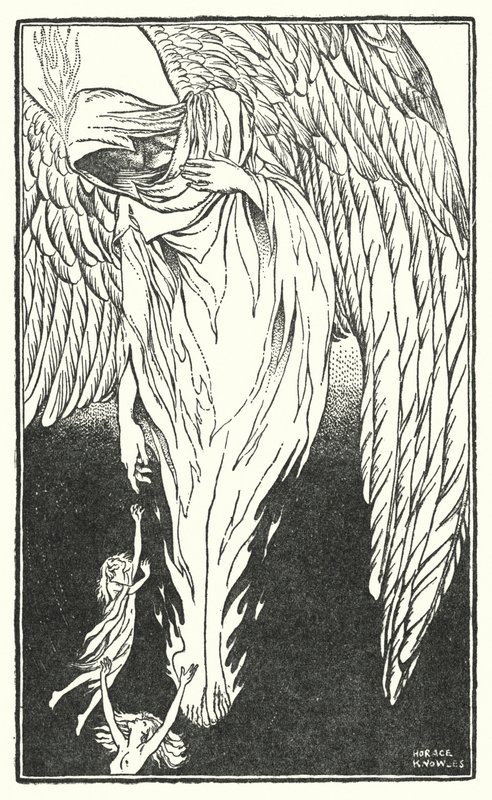 Vår Herre och Sankt Petrus (litografi) av Horace J. Knowles