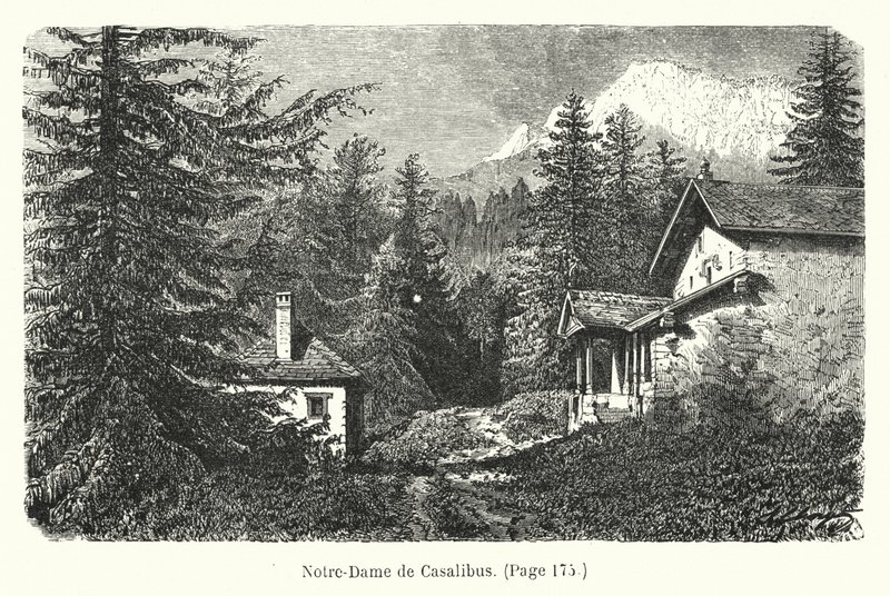 Illustration till Les Deux Robinsons de la Grande-Chartreuse (gravyr) av Hubert Clerget
