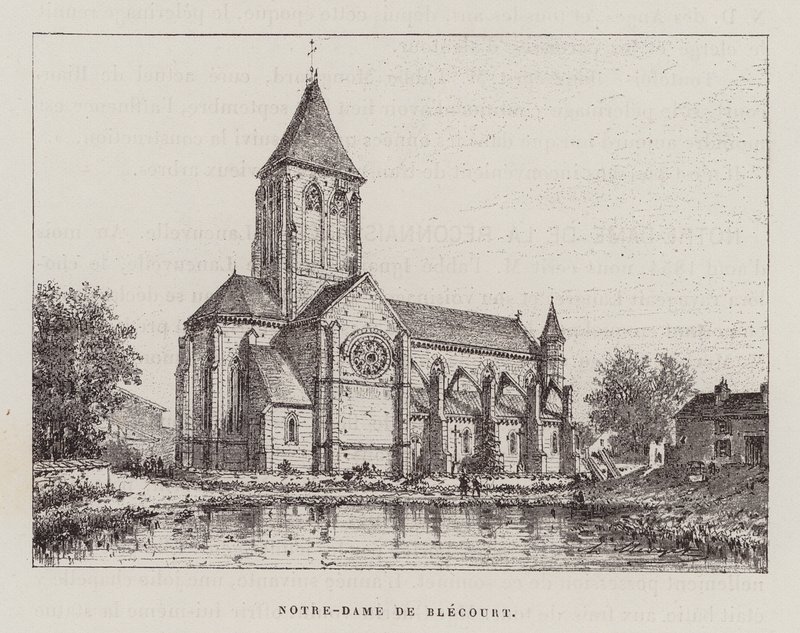 Notre-Dame De Blecourt (gravyr) av Hubert Clerget