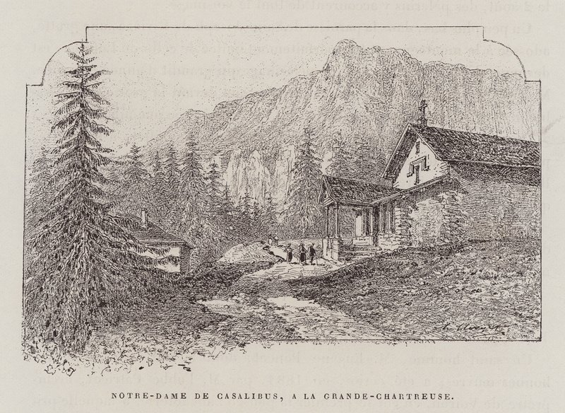 Notre-Dame De Casalibus, A La Grande-Chartreuse (gravyr) av Hubert Clerget