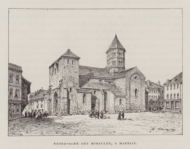 Notre-Dame Des Miracles, A Mauriac (gravyr) av Hubert Clerget