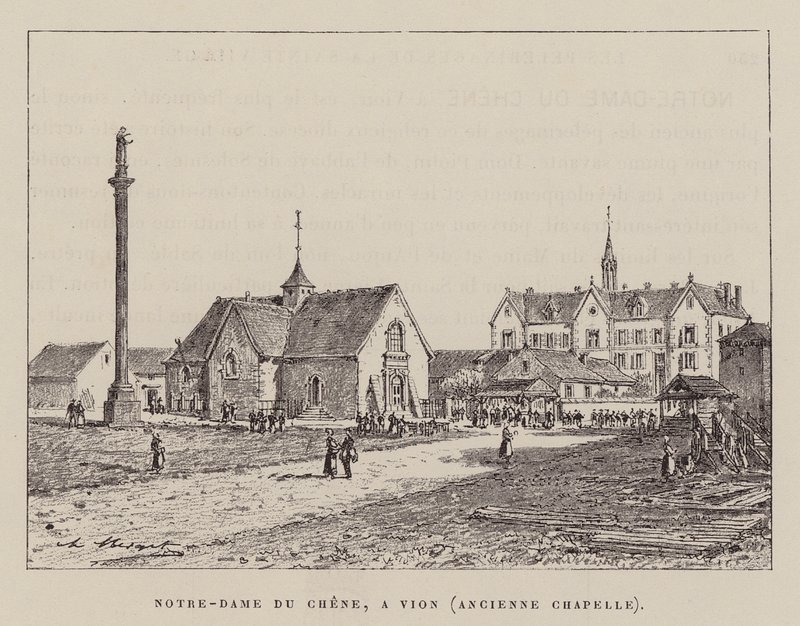 Notre-Dame Du Chene, A Vion, Ancienne Chapelle (gravyr) av Hubert Clerget