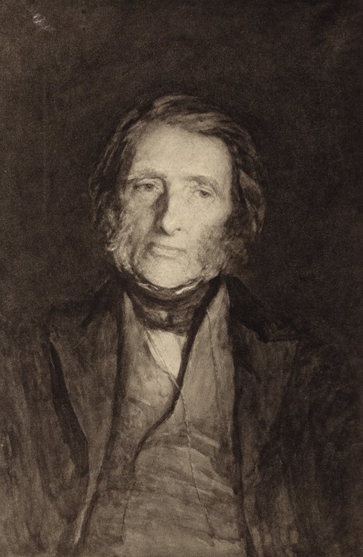 John Ruskin (1819-1900), engelsk författare, konstkritiker, konstnär och samhällstänkare av Hubert von Herkomer