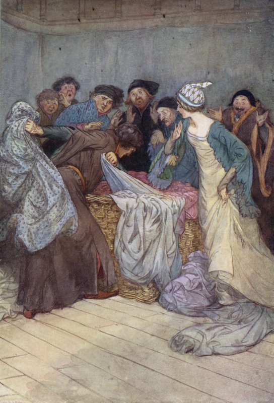 Illustration för The Merry Wives of Windsor av Hugh Thomson