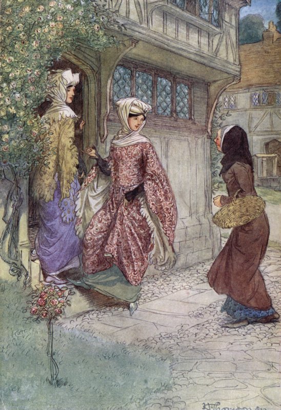 Illustration för The Merry Wives of Windsor av Hugh Thomson