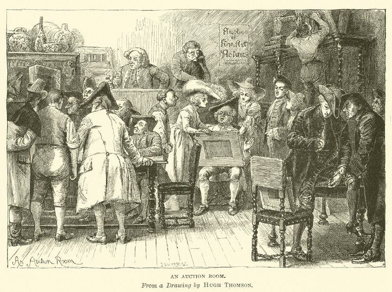 Ett auktionsrum av Hugh Thomson