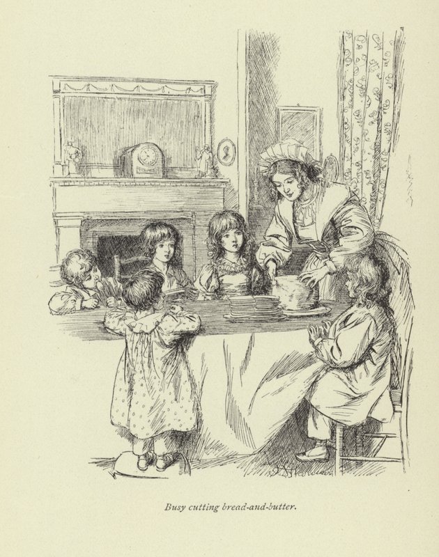 Illustration för Amos Barton av George Eliot av Hugh Thomson