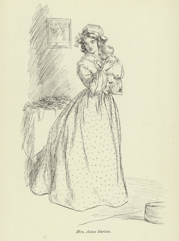 Illustration för Amos Barton av George Eliot av Hugh Thomson