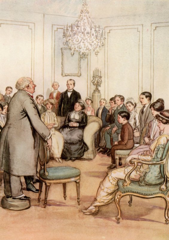 Illustration för J M Barrie The Admirable Crichton av Hugh Thomson