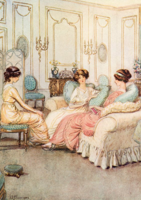 Illustration för J M Barrie The Admirable Crichton av Hugh Thomson